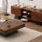 Design sense simple solid wood coffee table-106905149
