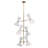 Phix 12 - Light Steel Dimmable Tiered Chandelier-1823437115