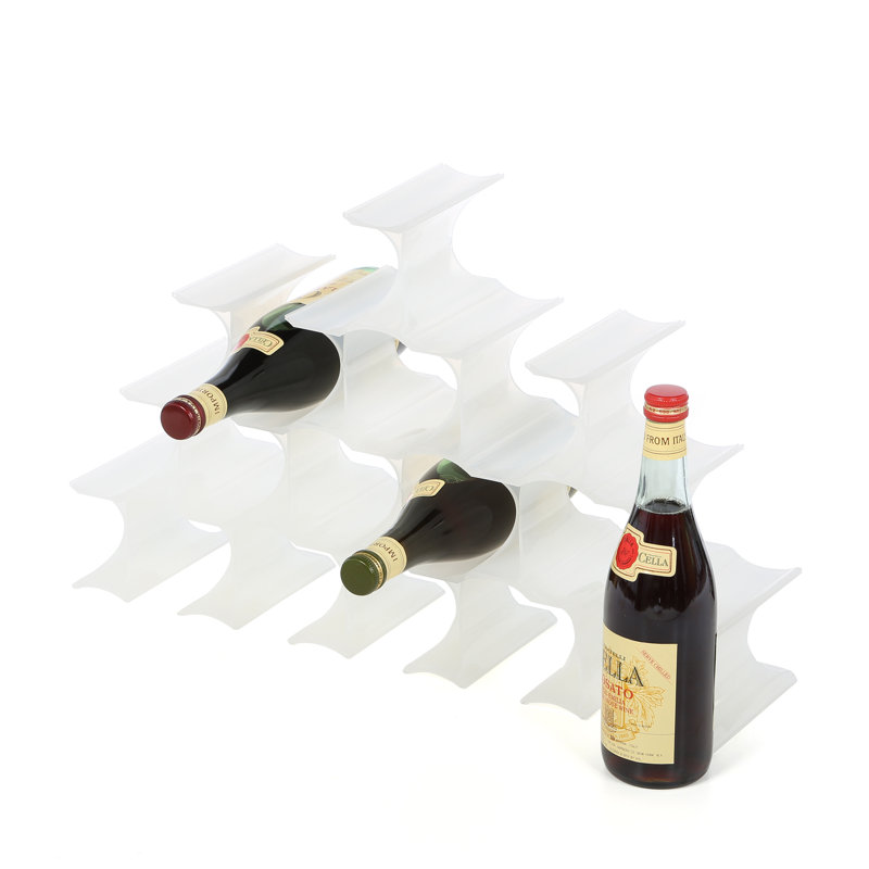 Infinity Wine Bottle Rack, White