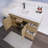 41.73 " W Wall Mounted Wall Mounted Single Double Single Vanity Bathroom Vanity With Acrylic Top-897469554