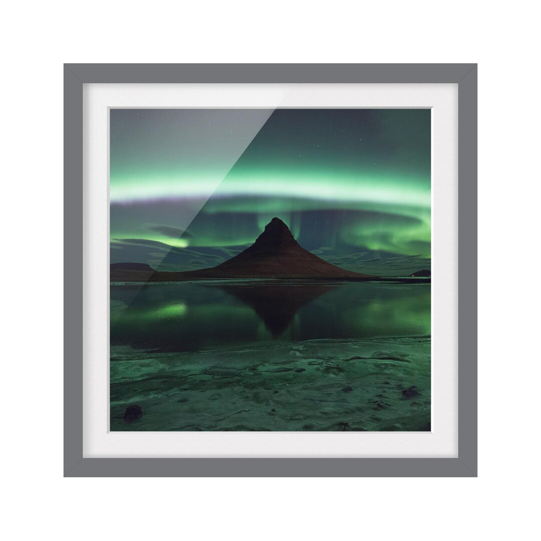 Gerahmtes Poster Polar Light in Iceland