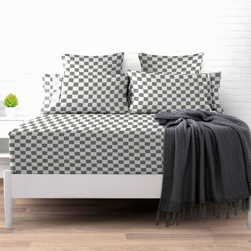 Percale Weave California Fitted Sheet - 300 Thread Count GOTS Certified - 17" Deep Pockets - Soft & Breathable Bedding, Sage