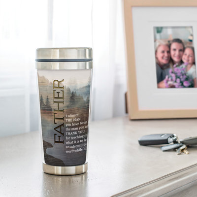 16 oz. Gobelet de voyage isolé en acier inoxydable