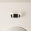 Haines 2 Light Transparent Dimmable Vanity Light-1146103921