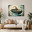 Transport, sous-marin, illustrations, art mural en métal brun-381159615