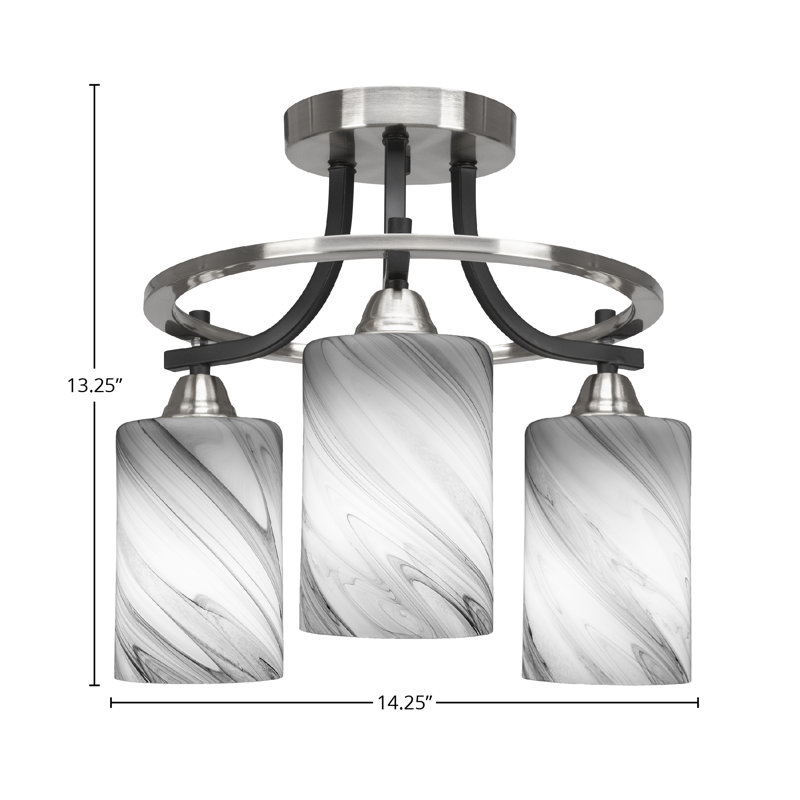 Lampe semi-encastrée 3 lumières Chez Paramount