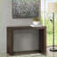 54" Wire Brushed Wood Coffee Table for Living Room, 85lbs Capacity, Multi-Functional-1341078982