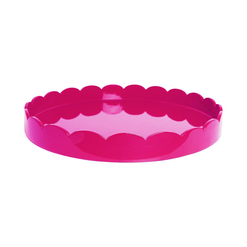 Lacquer Decorative Tray, 16" H x 16" W x 2" D, Watermelon