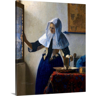 " Young Woman with a Water Pitcher " by Johannes Vermeer Print