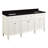 72" Elmdale Double Bathroom Vanity Set with Rectangular Undermount Sinks-68817184-75247207-68817183