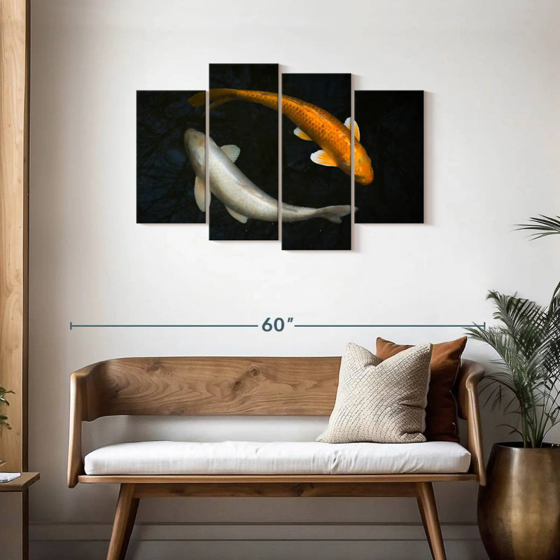 Silver And Gold Koi