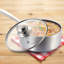 Éternelle 2 pte Casserole antiadhésive en acier inoxydable (18/10) avec couvercle