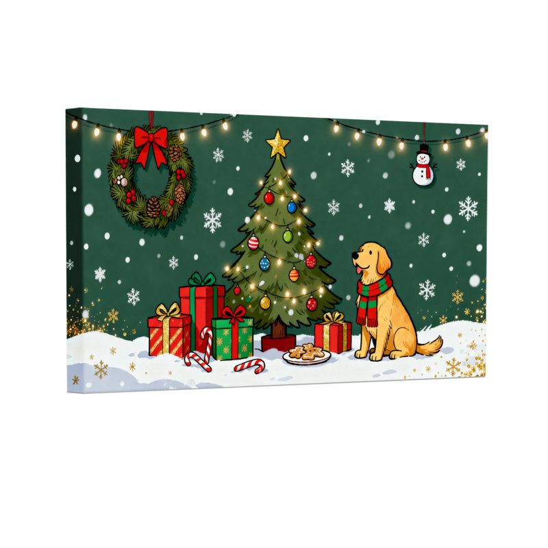 Flocons de neige de Noël, H 16 po x l 24 po