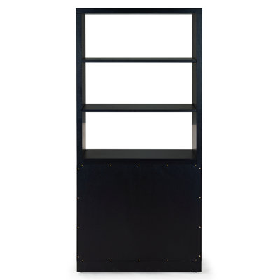 36" Glass Cabinet Bookcase