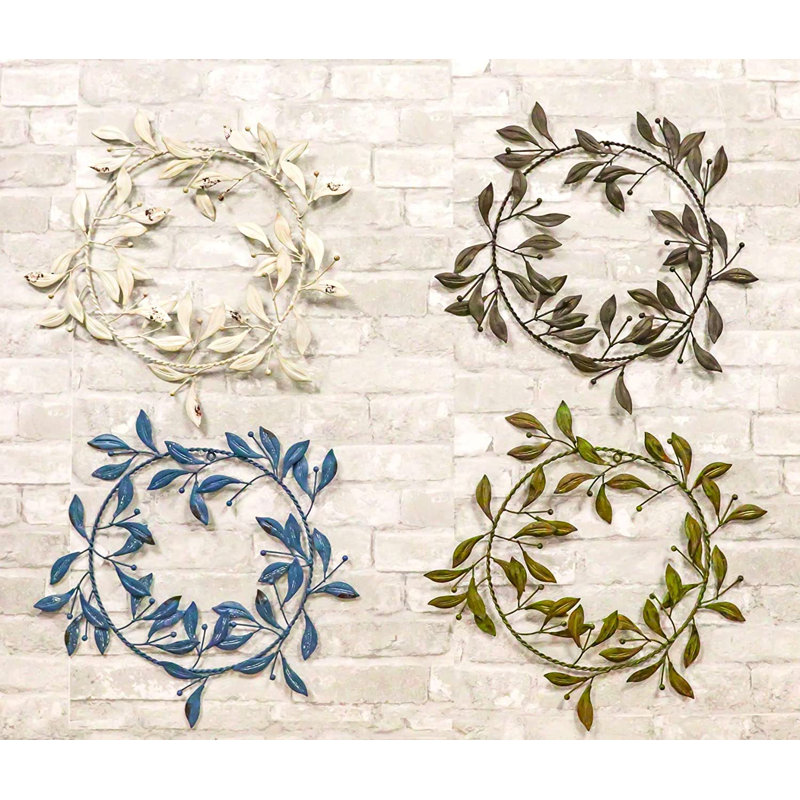 Sculpture florale couronne de fleurs