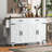 53.5''Farmhouse Kitchen Island With Power Outlet-850625266