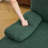 110'' W Pillow Top Arm Green Chenille Sectionals-1035362419