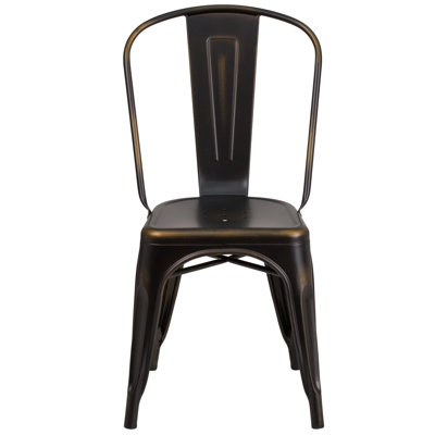 Lily Metal Stackable Side Chair 