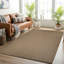 Mystery Modern Washable Jute Fringed Rug-1100839399