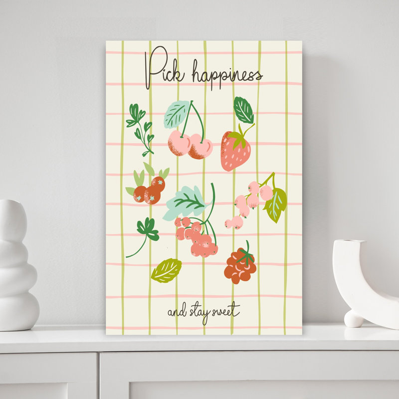 Art mural Pick Happiness Berries, H 18 po x l 12 po