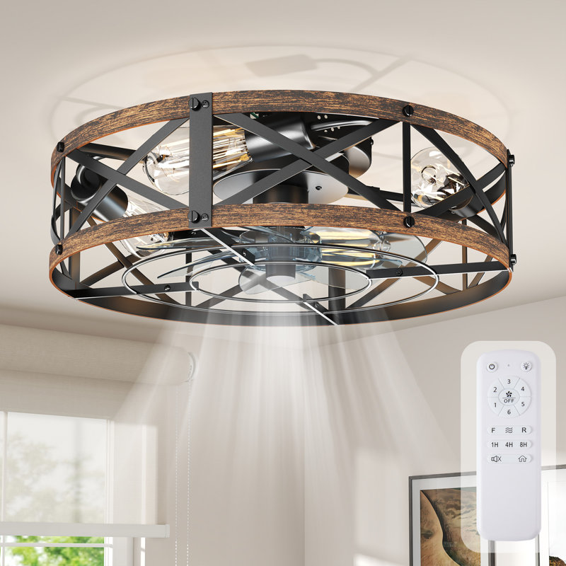 Ventilateur de plafond 19 po, Doré, 19"