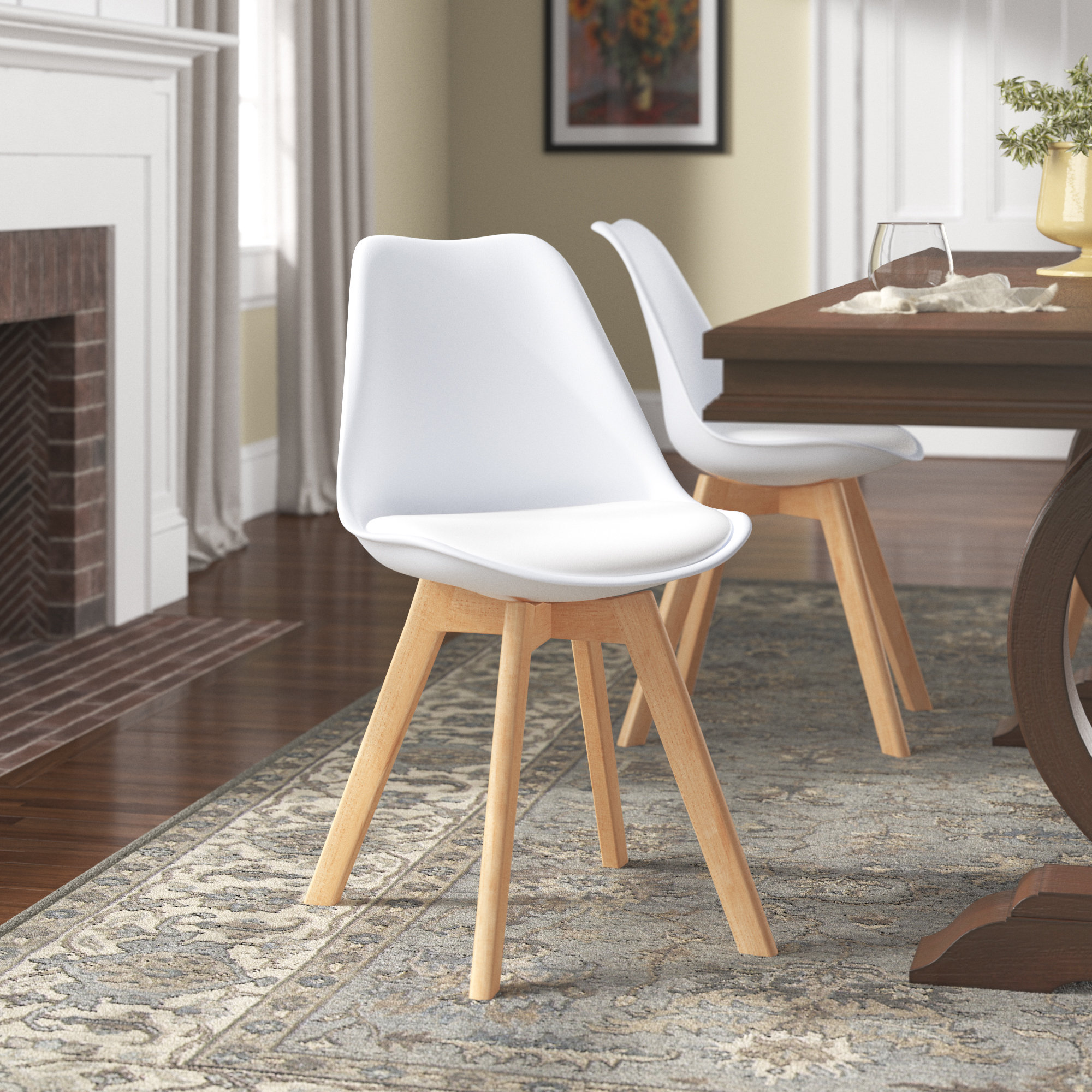 Oliver Pascal Solid Back Side Chair & Reviews Wayfair Canada