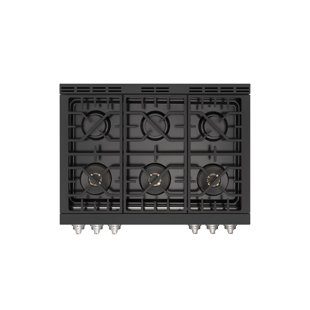 Plaque de cuisson au gaz naturel 36 po avec 6 brûleurs