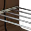 Banc de rangement en similicuir rembourré avec cascade et rangement