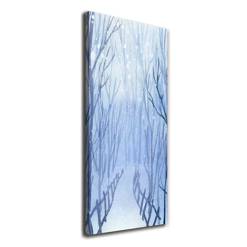 Winter forest 1 Piece Wrapped Canvas Wall Art