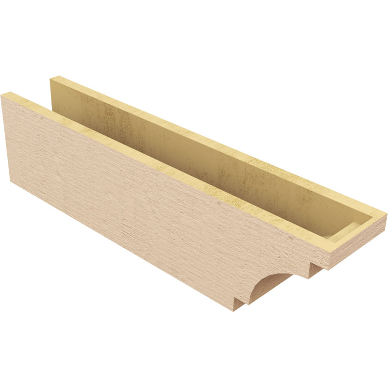 Bois de méditerranée TimberThane Ra partier, brun clair apprêté, H 6 po x l 4 po x P 20 po