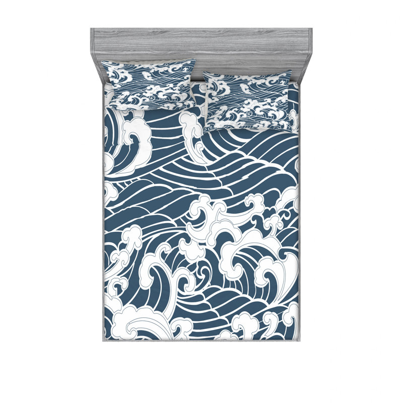 Ensemble de draps Traditional, Ensemble de draps pour lit double avec un drap-hou
