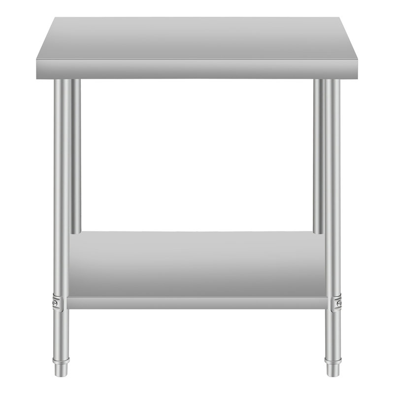 Commercial Work Table, 32" H x 24" W x 18" D