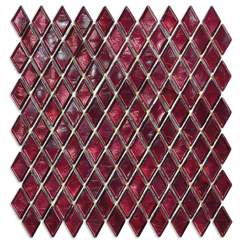 Shandon 7/8" x 1-5/8" Diamond Glass Mosaic