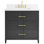 Iconic 36" Freestanding Standard Single Bathroom Vanity with Top