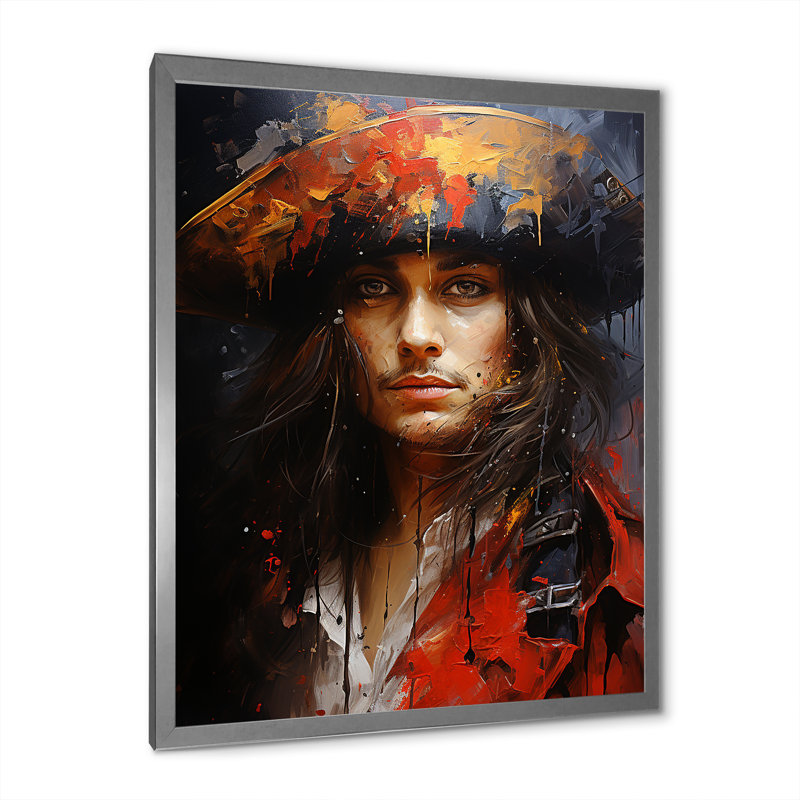 Buccaneer Rogues Reflections, Cadre photo argenté, H 44 po x l 34 po x P 1,5 po