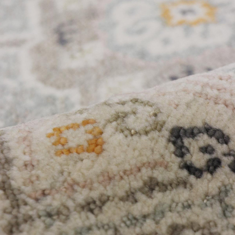 Khotan Hand-Knotted Taupe/Beige Wool Area Rug