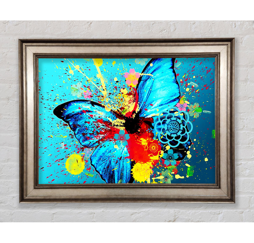 Schmetterling Splash - Druck