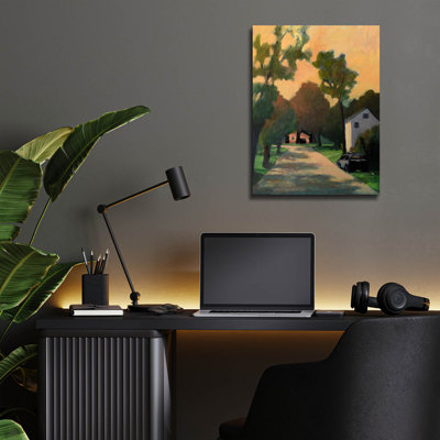«At Dusk» par Jan L. Waldron, art mural en verre acrylique