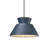 Logan 1 - Light Single Geometric Pendant - Black Cord-225927429-225927654-225927652