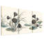 Ensemble de 3 impressions sur toile Lotus-923157849