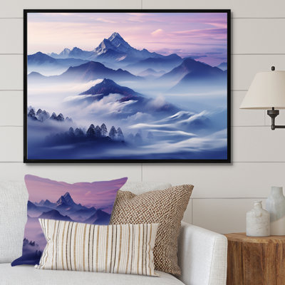 " Mountain Blue Peak Harmonies III "