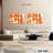 Orange Abstract Canvas Print-598247706