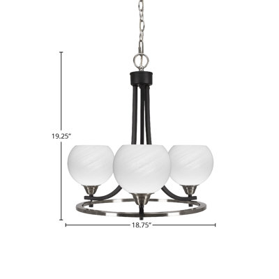 Lustre 3 lumières Waddon Paramount