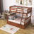Desmona Kids Twin Over Full Bunk Bed with Drawers-1842408486