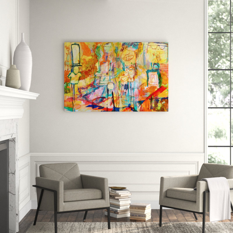 Hello Everyone Print by Dylan Grey, 24" H x 36" W, Image Brush Gel