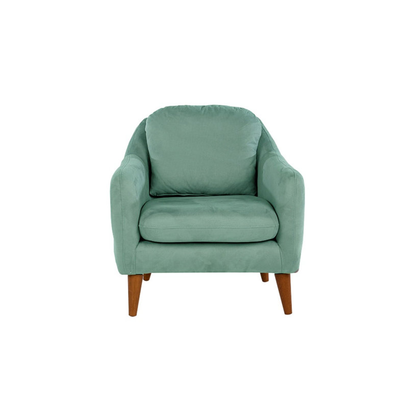Fauteuil Aimon, 100 % lin vert clair