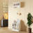 Shoe Storage Bench with Shelves and 4 Hooks, Elegant Hall Tree with Wall Mounted Coat Rack, Entryway Organizer For Hallway, Foyer, Mudroom-701354898