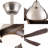 52 Inch Ceiling Fan with Light and Remote Control, 6-Speed Quiet Reversible Motor, 3 Color Temperature