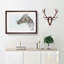 Giraffe Profile - Picture Frame Graphic Art Print-55732872-55732878