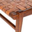 Banc en cuir véritable